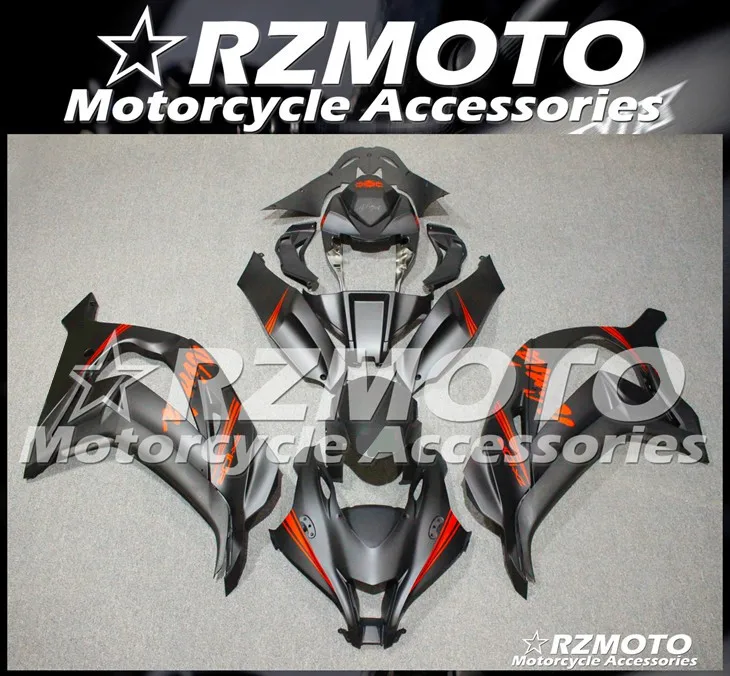 

New ABS Motorcycle Fairings kit Fit for Kawasaki Ninja ZX-10R 2016 2017 2018 2019 10R 16 17 18 19 Bodywork set black matte