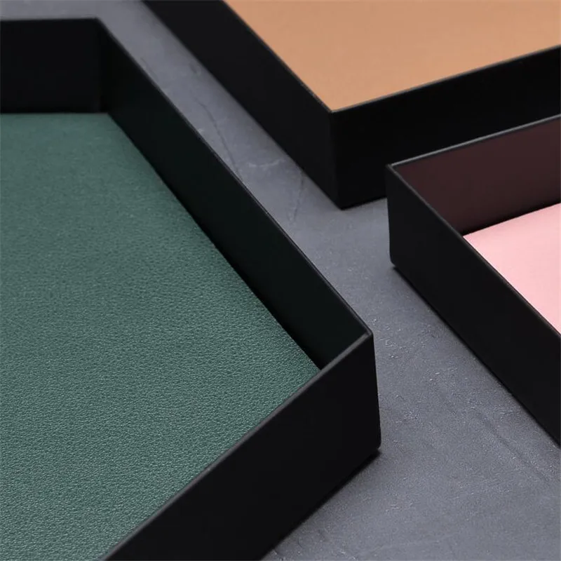 Поднос для косметики в скандинавском стиле офисный держатель хранения Модный