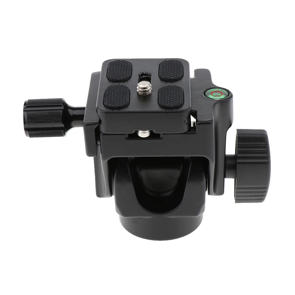 Шаровая Головка штатива для видеокамеры с 1/4 дюймовой пластиной и пузырьковым