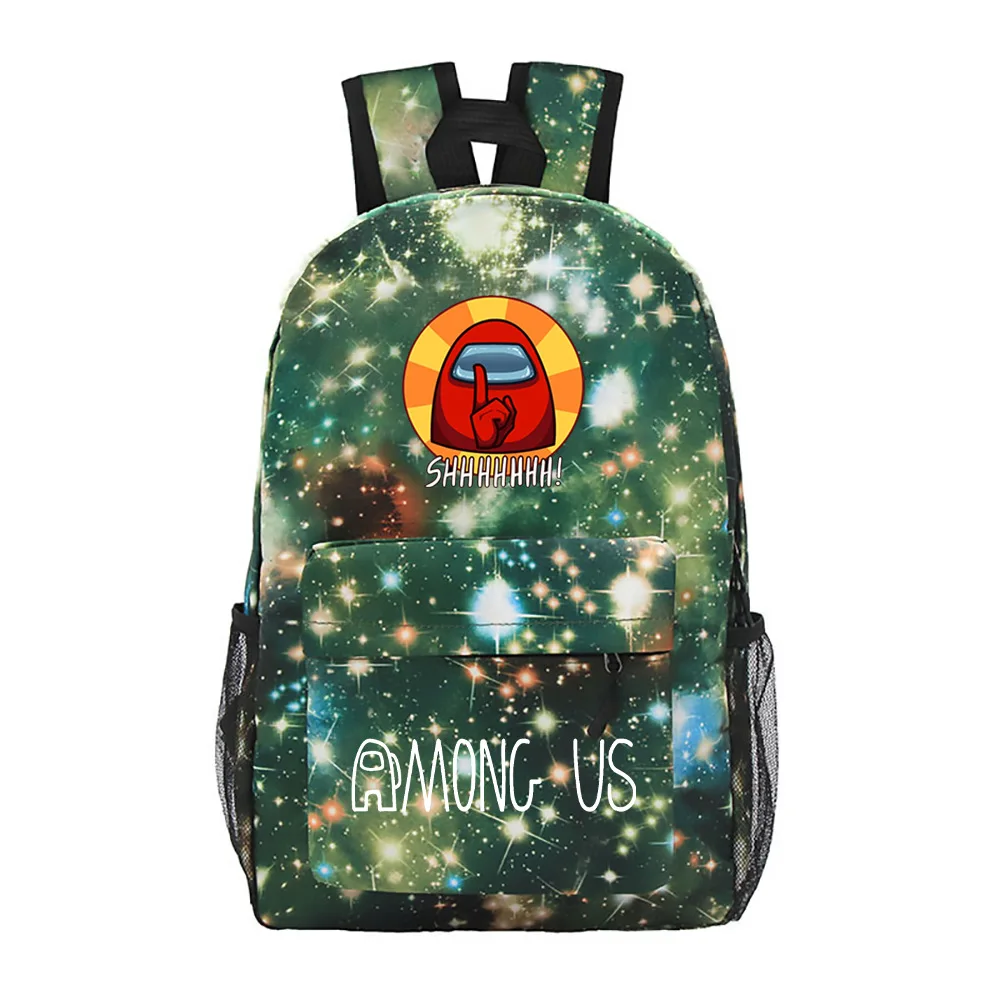 

New Game Among Us Backpack Children Cartoon Anime School Bag Laptop Rucksack Girls Boys Knapsack Unisex Travel Bag