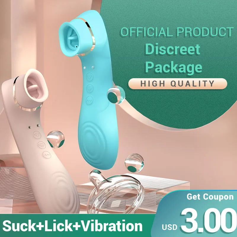 New Women Nipple Sucker Multifunctional Tongue Lick Vibrator G spot clitoris stimulator Magnetic charging Erotic Adult Sex toys