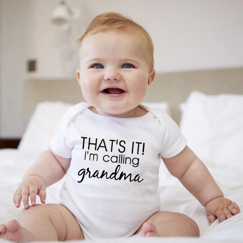 Хлопковый комбинезон я называю бабушку для новорожденных | Мать и ребенок