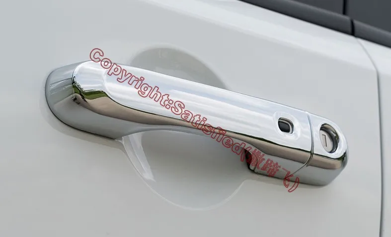 ABS Chrome Car Decoration Door Handle Cover Trim Molding With Smart Hole For JEEP Renegade 2015 2016 2017 | Автомобили и