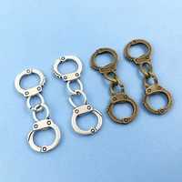 10pcs zinc alloy plated handcuffs charms pendant for diy findings necklace bracelet handmade jewelry making crafts accessories