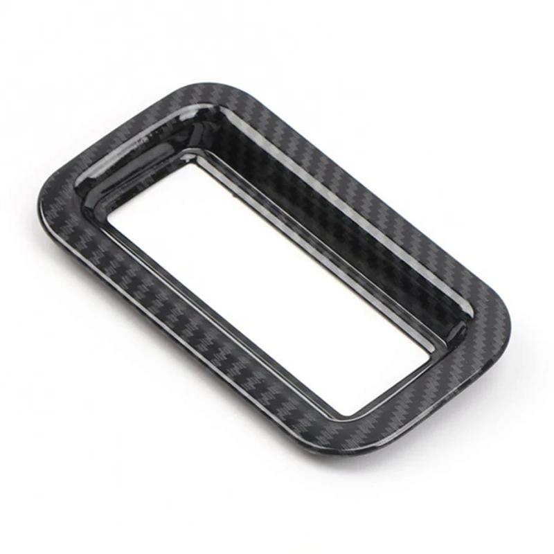 Углеродное волокно левой центральной консоли кнопки включения крышка отделка