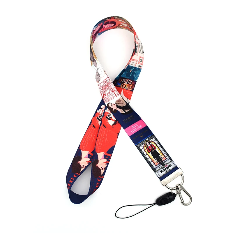 

Fleabag Lanyard for Phones Watercolor Printing Lanyards Phone Case Feminist Lanyard for Keys Neck Straps Badge Holders A197