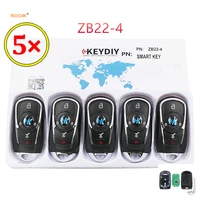 riooak 5pcslot keydiy zb22 4 kd smart key remote for kd x2kd200kd900kd miniurg200 key programmer buick honda free shipping