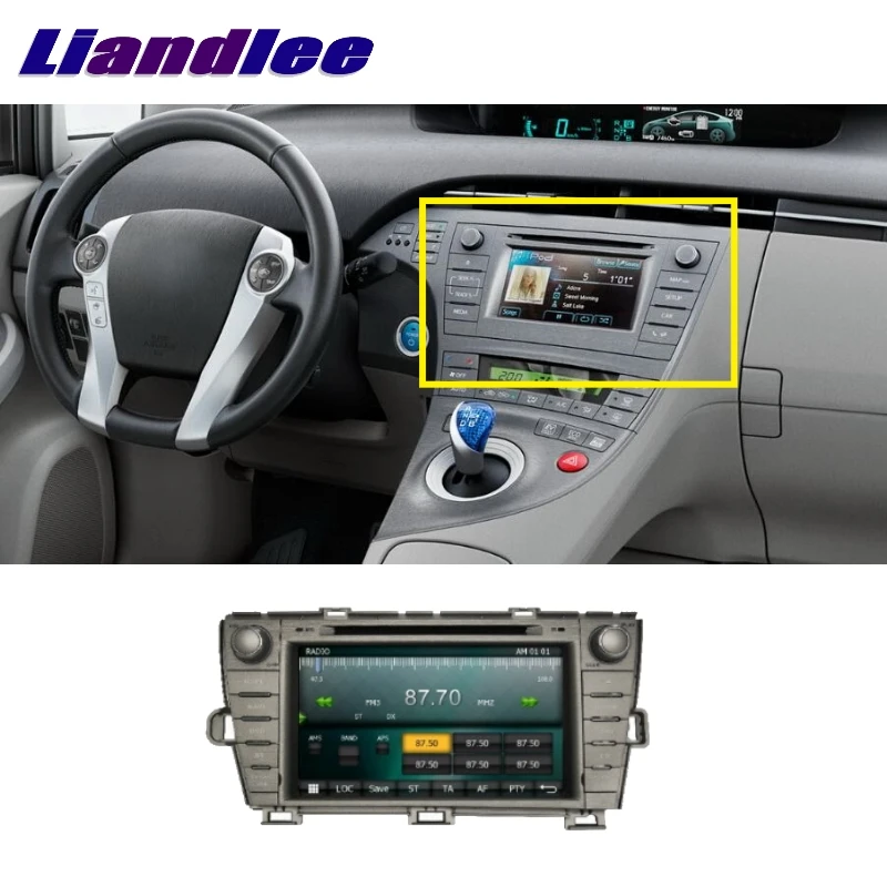Автомагнитола LiisLee для Toyota Prius 2009 ~ 2015 мультимедийный ТВ DVD GPS стерео Hi-Fi радио