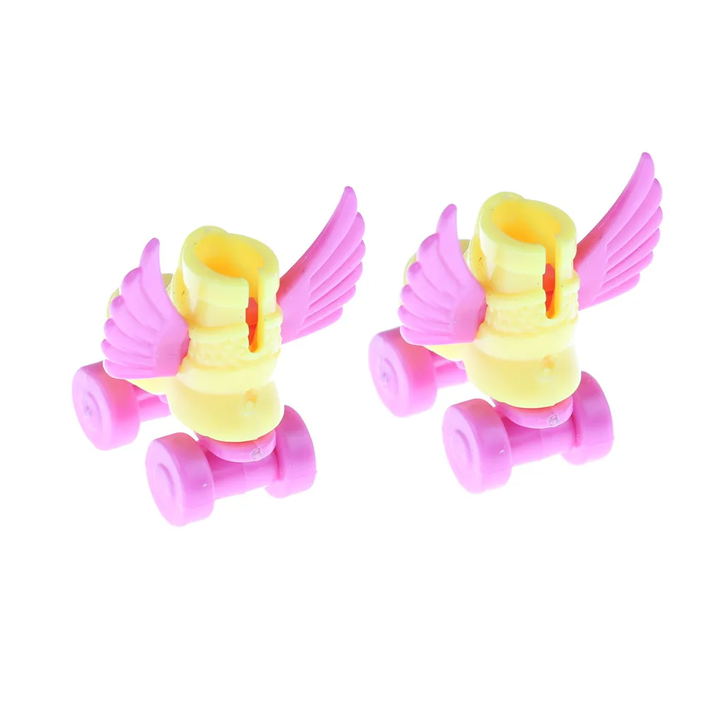 1 пара/2 шт. роликовые коньки модные куклы обувь игрушки 3 см детские ролик для