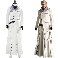 game final fantasy vii remake rufus shinra cosplay costume outfits shirt coat trousers halloween carnival costumes