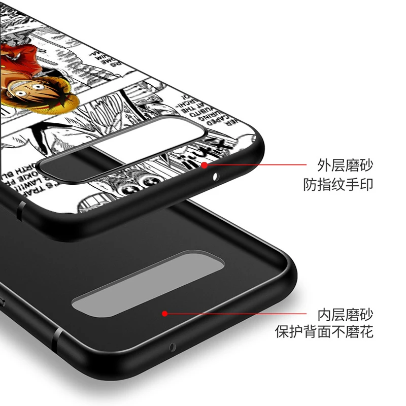 

Black TPU Soft Cover Cartoon Japan Sea King for Samsung Galaxy S20 Ultra S10 S10e FE 5G S9 S8 S7 S6 Edge Plus Lite Phone Case