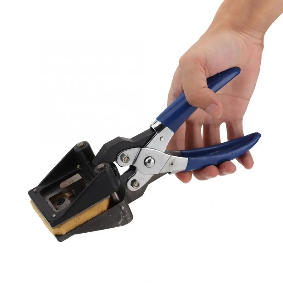 Профессиональный резак для тегов плоскогубцы металлическая бумаги Перфоратор