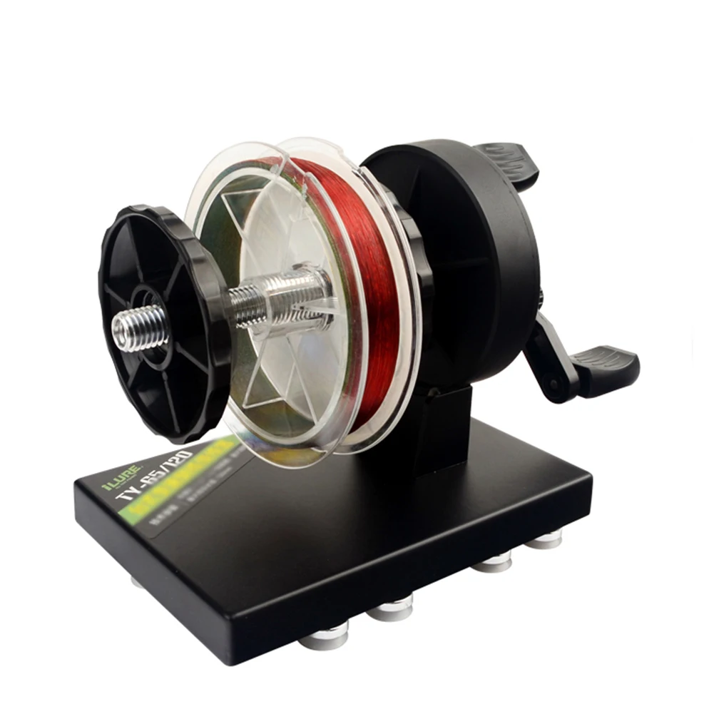 

Tackle Fishing Line Spooler Suction cup Variable speed Portable PVC Reel
