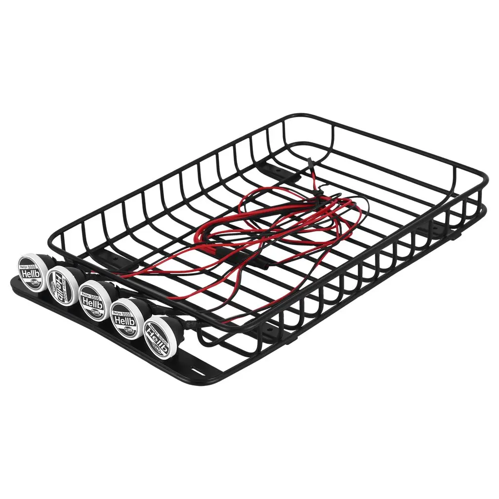 

Краулер на радиоуправлении с 5 светодиодными лампами, абажур, модель автомобиля, аксессуары для Traxxas TRX-4 Axial SCX10 90046 SCX10 III AXI03007