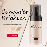liquid foundation concealer waterproof natural moisturizing oil control rose essential oil vitamin e beauty unisex makeup 40g