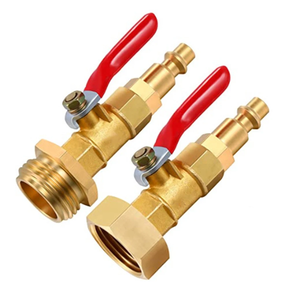 2 шт. медный фитинг для труб переходник латунный шаровой клапан 3/4 соединительный