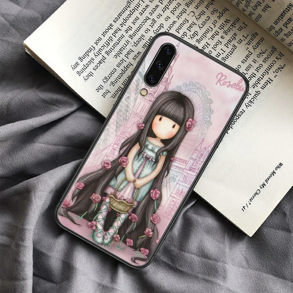 

Cartoon Lovely Santoro Gorjuss Phone Case For Samsung Galaxy A 3 5 7 8 10 20 20E 21S 30 30S 40 50 51 70 71 black Shell 3D Cell