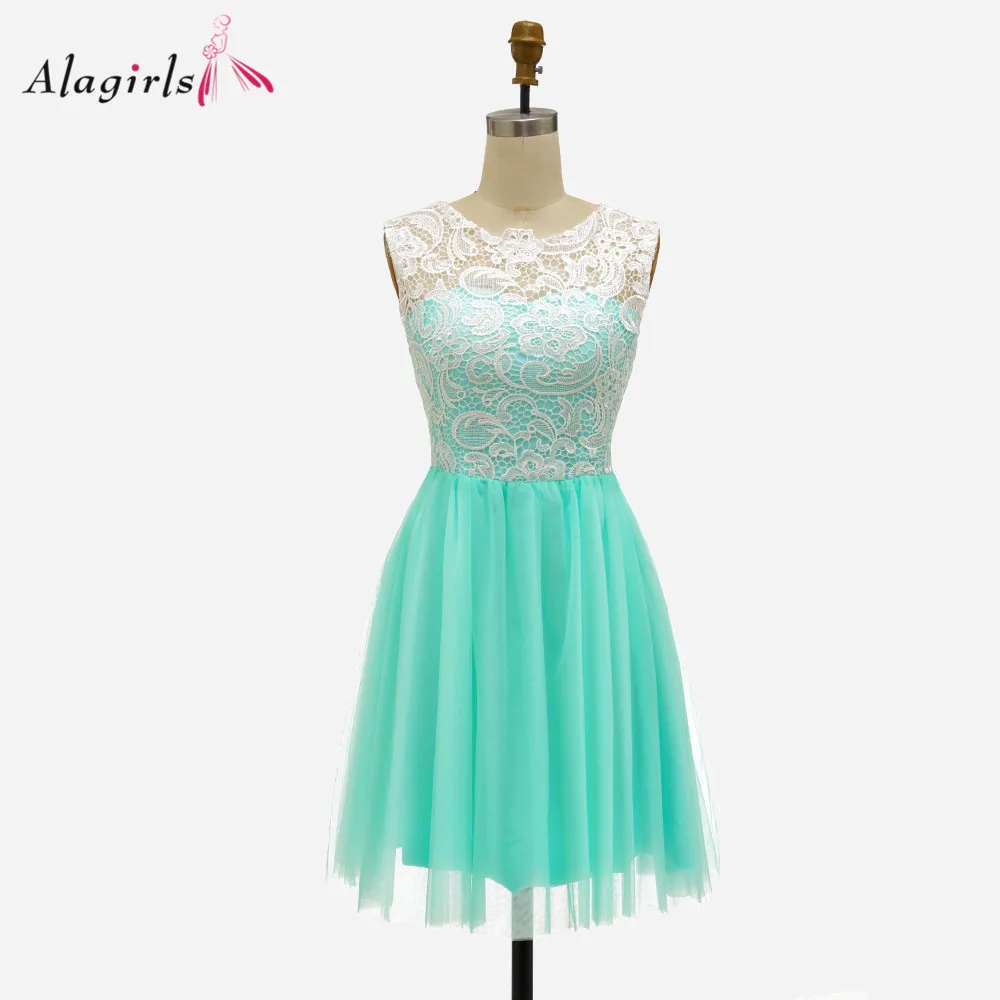 

Short Mint Homecoming Dress 2020 Blush Pink Lovely Cute Mini Lace Graduation Gown Cocktail Party Dresses For Prom