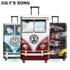 JULY'S SONG высококачественный чехол для чемодана горячая Распродажа, дорожные аксессуары эластичный чехол от пыли подходит для чемодана 18 '' - 32''
