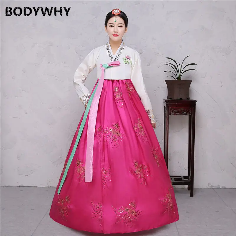 Модное платье Hanbok традиционная корейская одежда корейские национальные костюмы