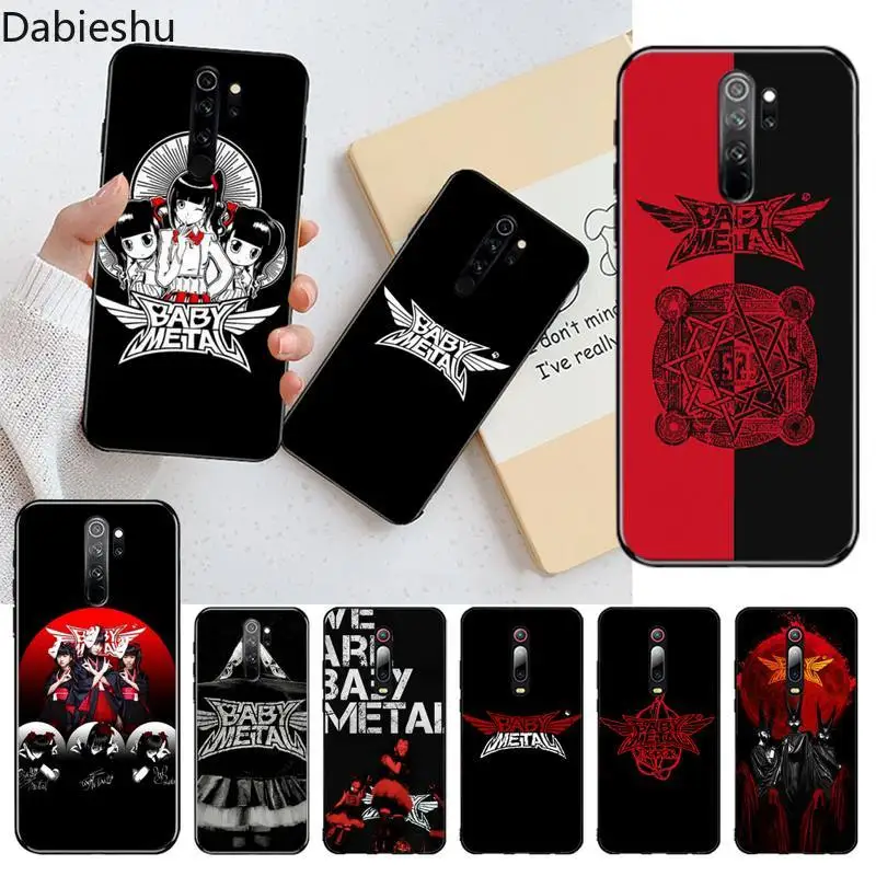 Мягкий чехол Babymetal для телефона с японскими девушками металлический ремешок Redmi