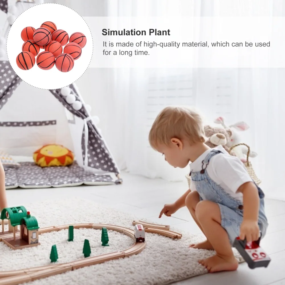 

12pcs Basketball Toys Outdoor Kids Hand Wrist Exercise Mini Basketball Toys