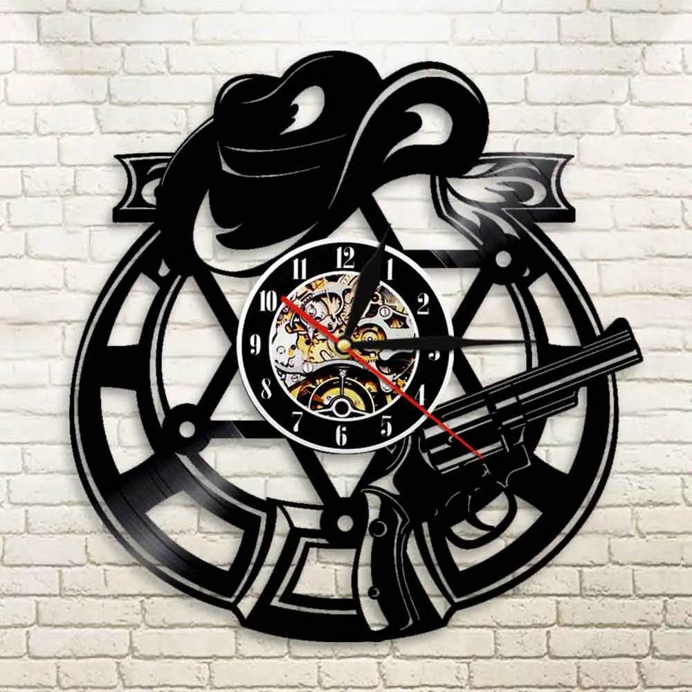 Ковбойские револьверные пистолеты оружие шляпа западные домашние украшения