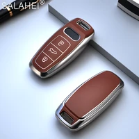 tpu protection car key case cover shell for audi a3 a4 b9 a6 c8 a7 s7 4k a8 d5 s8 q7 q8 sq8 e tron 2018 2019 2020 2021 interior