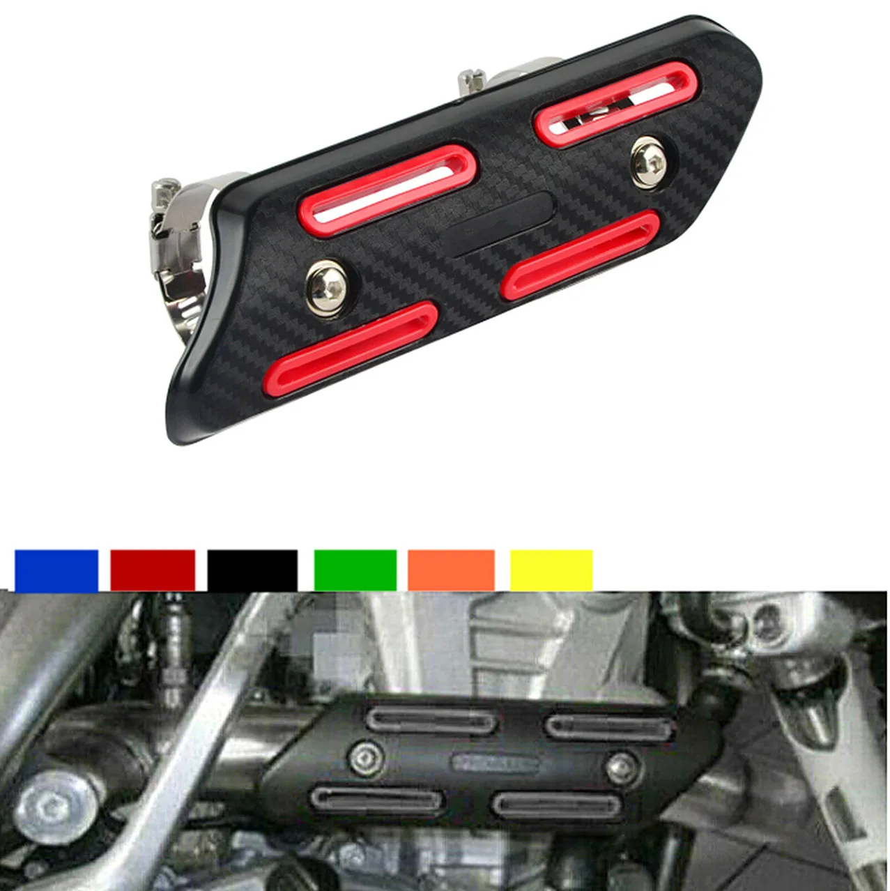 

Для Honda CRF250R CRF450R 2007-2019 CRF450RX выхлопная труба тепловой щит защита пятки