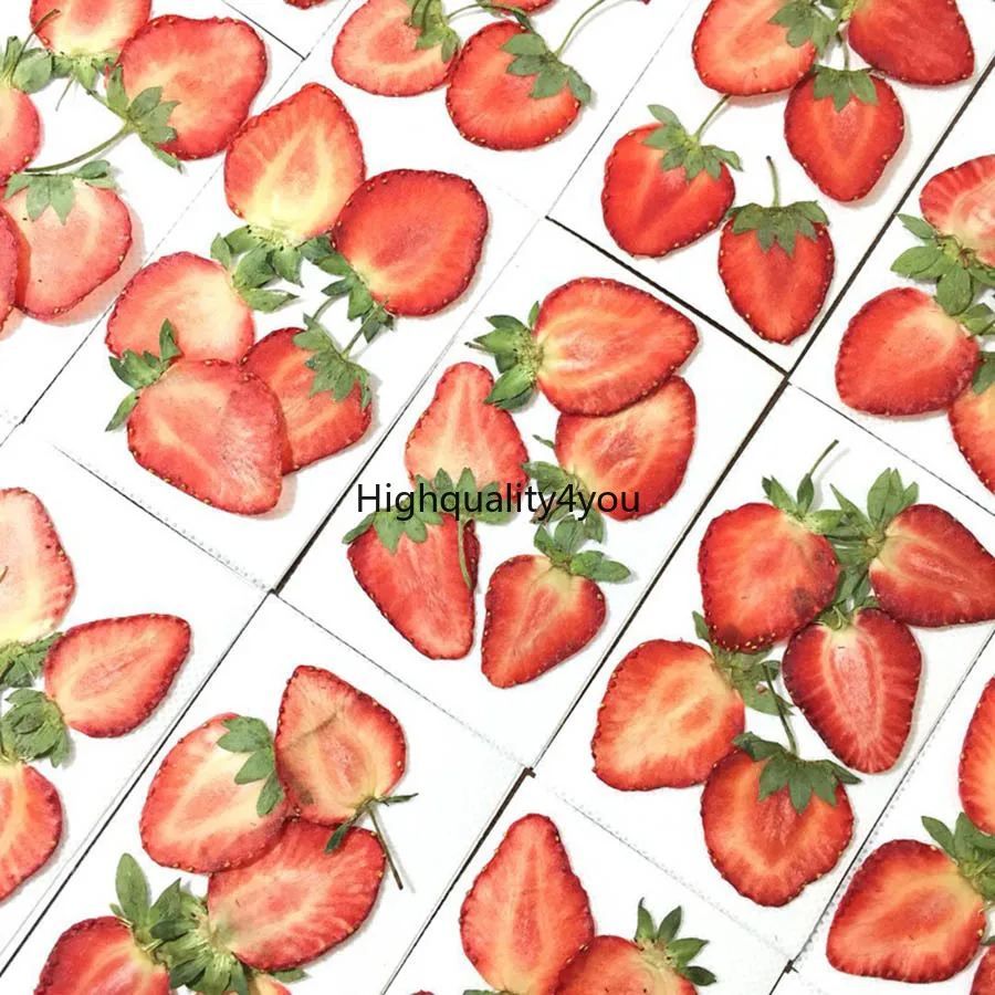 10 шт. сушеные прессованные фрукты клубника ломтики фоторамка для ювелирных