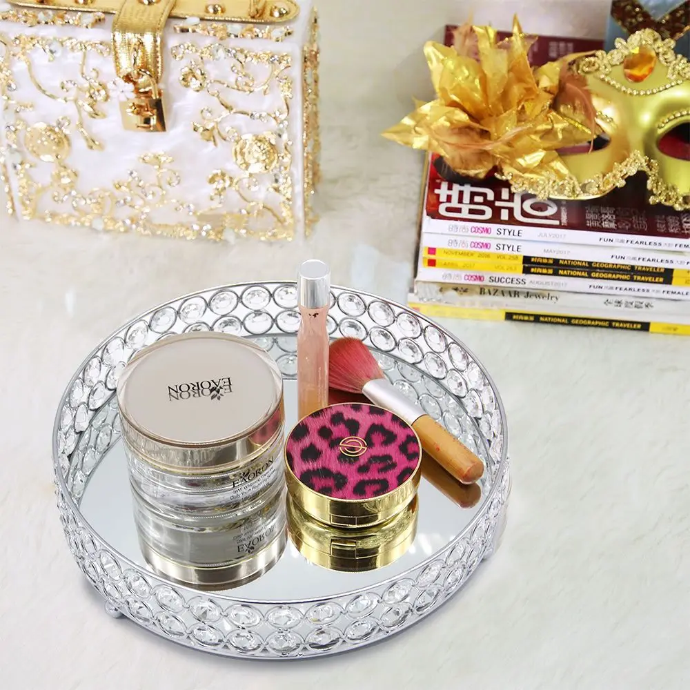 Круглые Хрустальные десерты подставка для кекса свадебное украшение духов