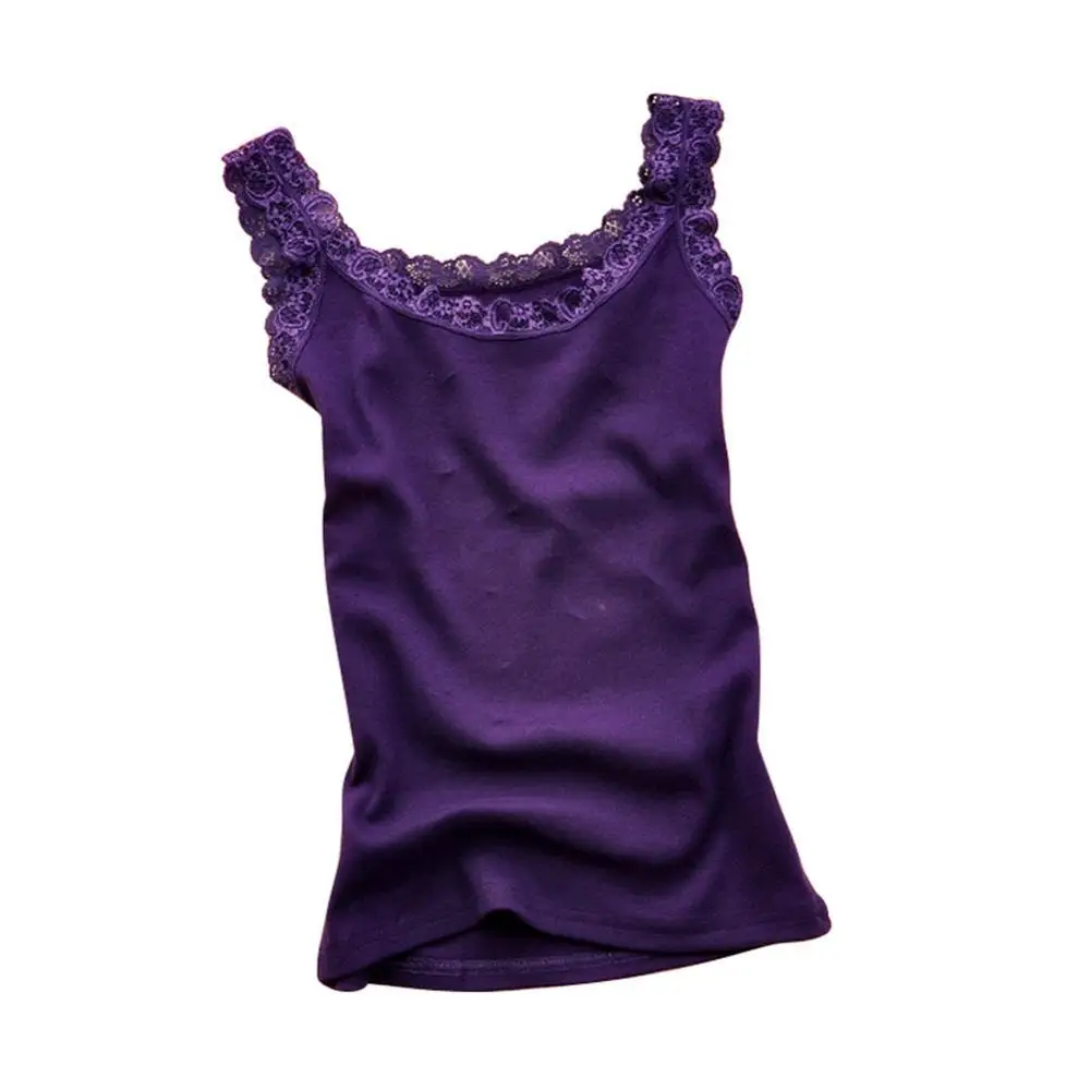 

Fashion Women Summer Lace U-Neck Vest Sleeveless Casual Slim Top Shirt