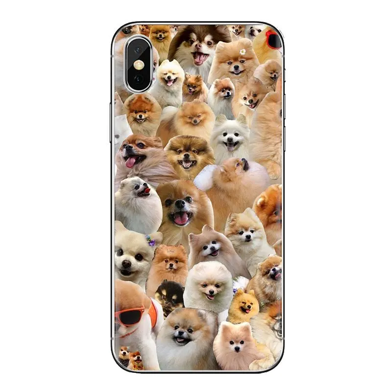 For Sony Xperia Z Z1 Z2 Z3 Z5 compact M2 M4 M5 E3 T3 XA Aqua LG G4 G5 G3 G2 Mini Cell Phone Case Cover Funny cute Pomeranian dog |