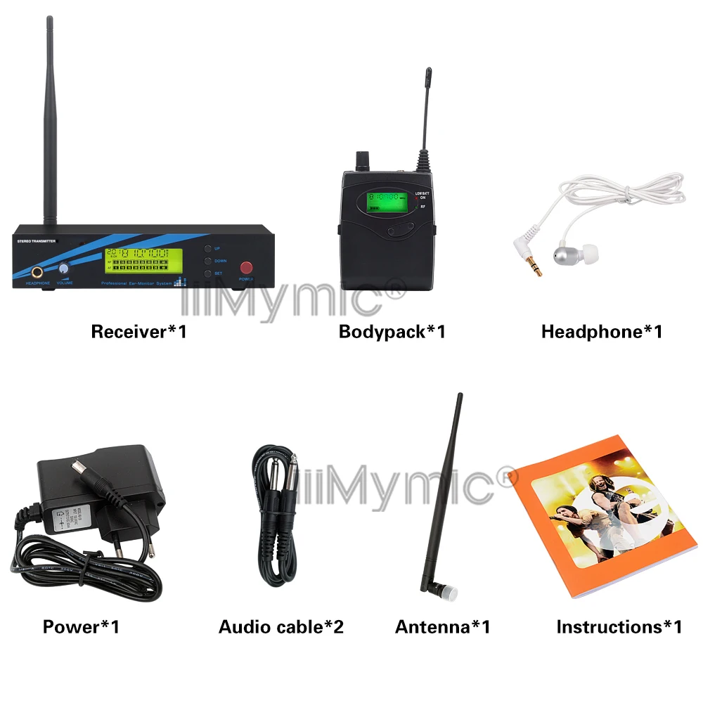 В ухо монитор UHF беспроводная система EW 300 IEM G2 Двойной передатчик мониторинг бодипак Профессиональный для сценического представления