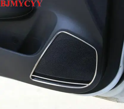 BJMYCYY чехол наклейка для KIA K2 RIO 2017 Стайлинг автомобиля 4 шт. нержавеющая сталь дверь