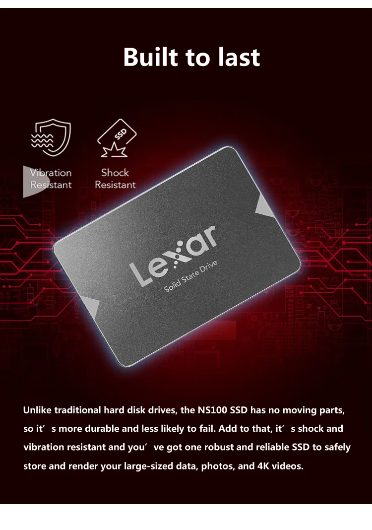 Внешний SSD Lexar портативный SSD 1 ТБ 500 GB 550 M внешний жесткий диск SSD USB 3,1 HD SSD жесткий диск твердотельный диск для ноутбука