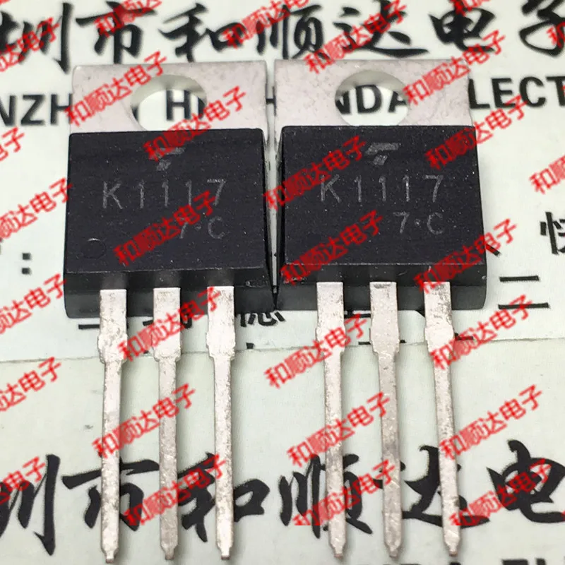 

10pcs/lot K1117 2SK1117 New stock TO-220 600V 7A