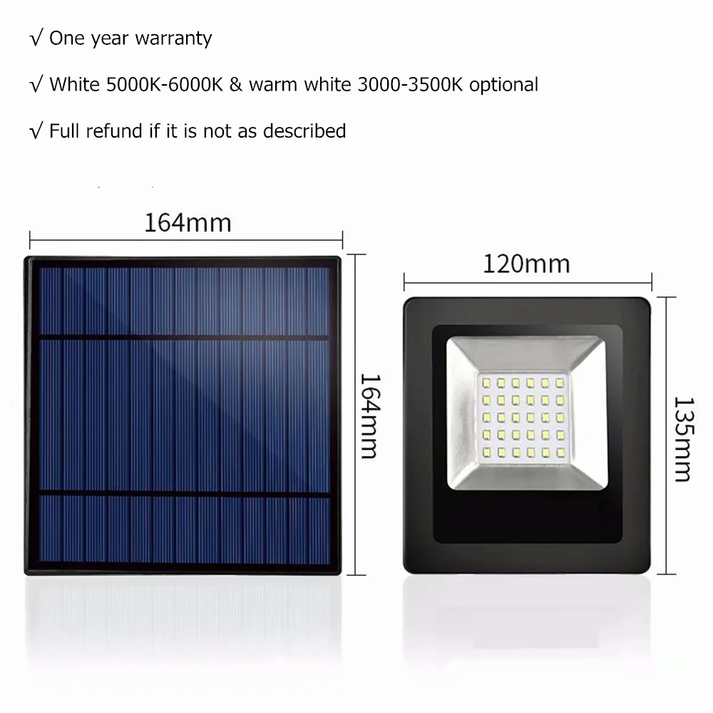 Потолочные светильник светодиодный солнечный 30 прожектор садовый регулируемый
