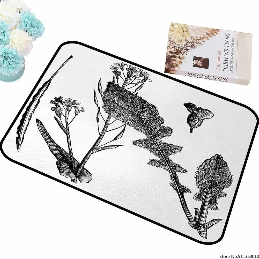 Добро пожаловать коврик черно белый Thunderbolt зигзаг шаблон электрический заряд