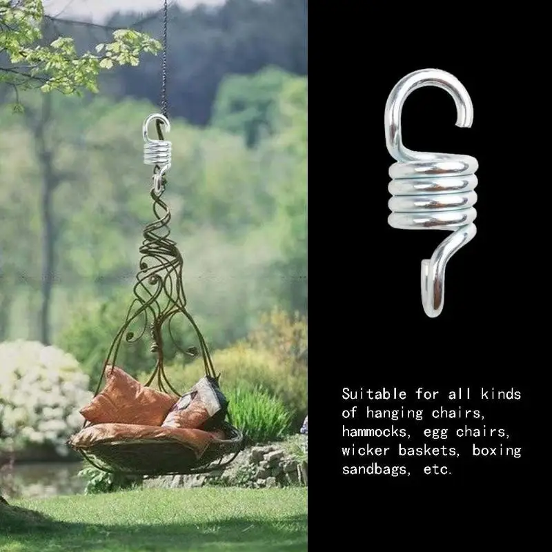 

300kg Weight Capacity Sturdy Steel Extension Spring Fits for Hammock Swing Chair