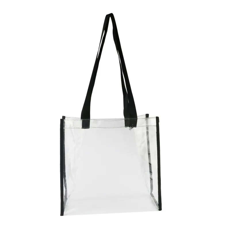 

Summer PVC Shoulder Bag Women Transparent Clear Shopping Bag Female Beach Vacation Handbag Large Capacity Composite Bags