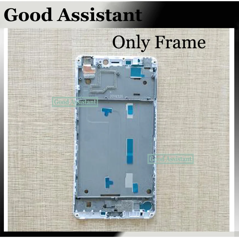 White only Frame Корпус для Xiaomi Mi MAX 2 MAX2 MDE40 MDT4 батарея задняя крышка мобильного телефона ЖК передняя средняя рамка Запчасти - Цвет: White only Frame
