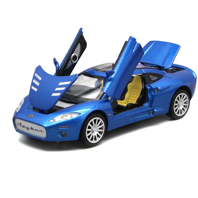 Отлитый под давлением масштабная модель Spyker C8 металлический автомобиль игрушки