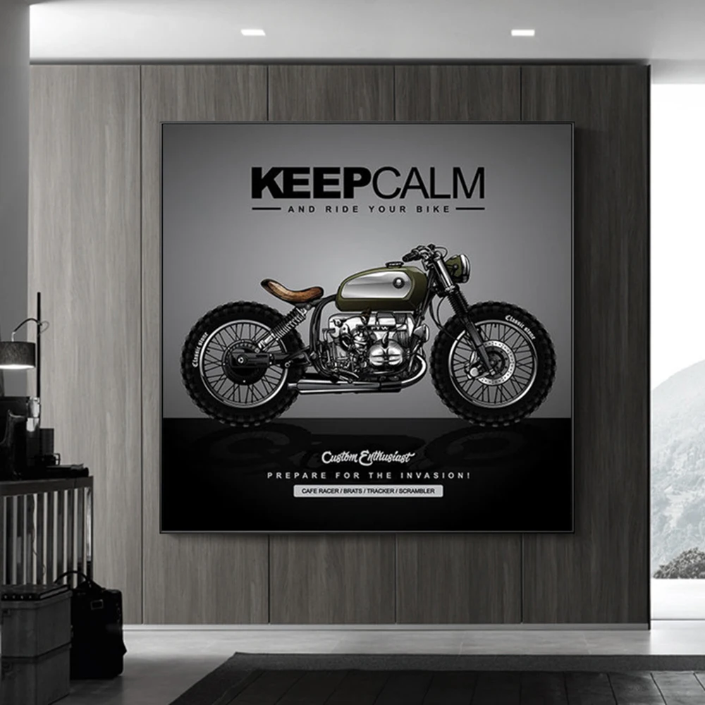 

Vintage Posters Classic Motorcycle Canvas Painting Nordic Wall Art Prints Pictures for Living Room on The Wall Home Decor Poster