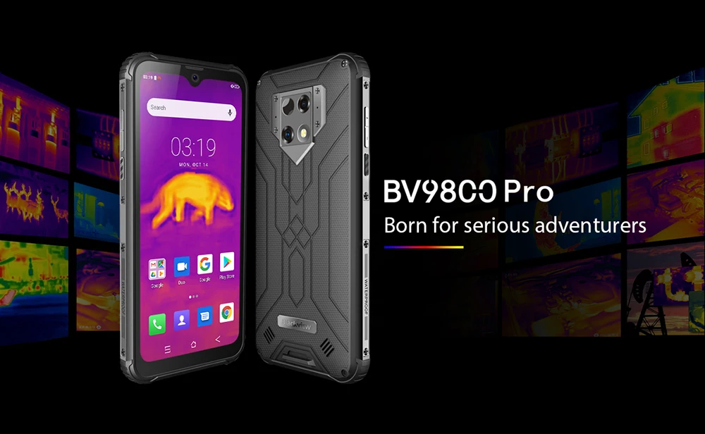 Смартфон Blackview BV9800 Pro Android 9 0 Восьмиядерный процессор Helio P70 6 ГБ + 128 48 МП