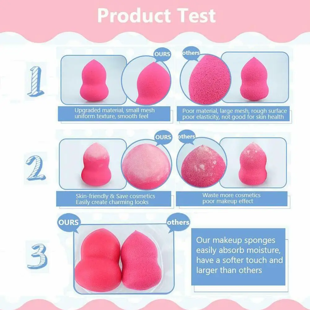 

Cosmetic Puff Powder Puff Smooth Women's Makeup Foundation Make Beauty Sponge Up Tools To L9V5