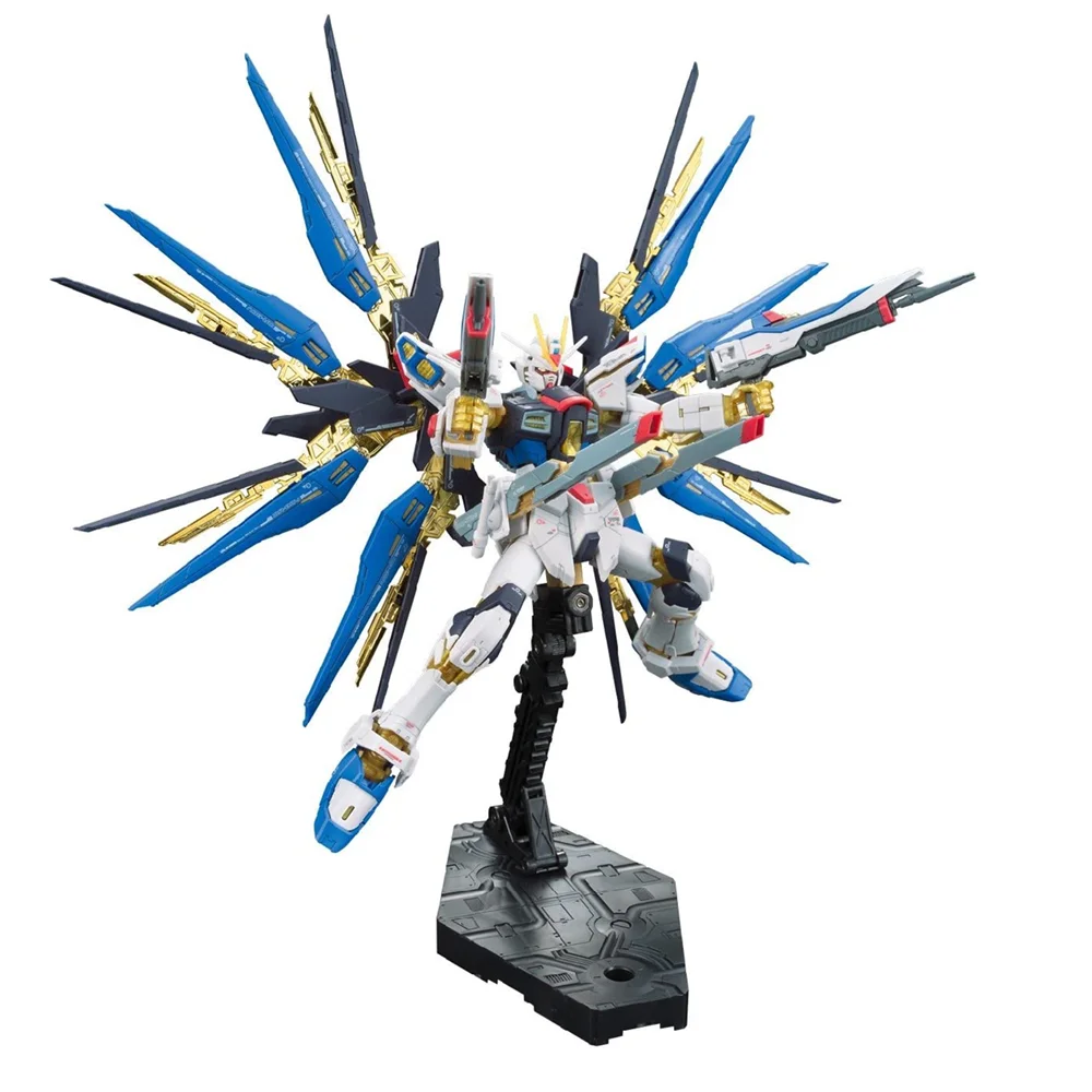 

Anime Figure 100% Original Bandai Gundam RG 144 STRIKE FREEDOM GUNDAM Z.A.F.T. MOBILE Super Value Action Figure Kids Toy Gift