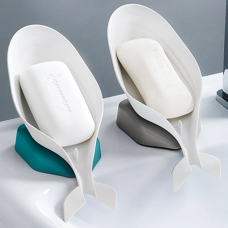 

Dolphin Shape Soap Box Bathroom Soap Holder Dish Storage Plate Tray Bathroom Soap Holder Case Bathroom Supplies Bathroom Gadgets