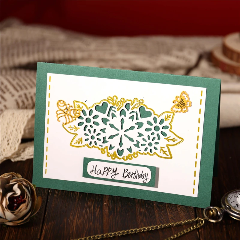 

YaMinSanNiO Flower Blossom Metal Cutting Dies New 2019 Butterfly Scrapbooking for Making Cards Decorative Embossing DIY Crafts