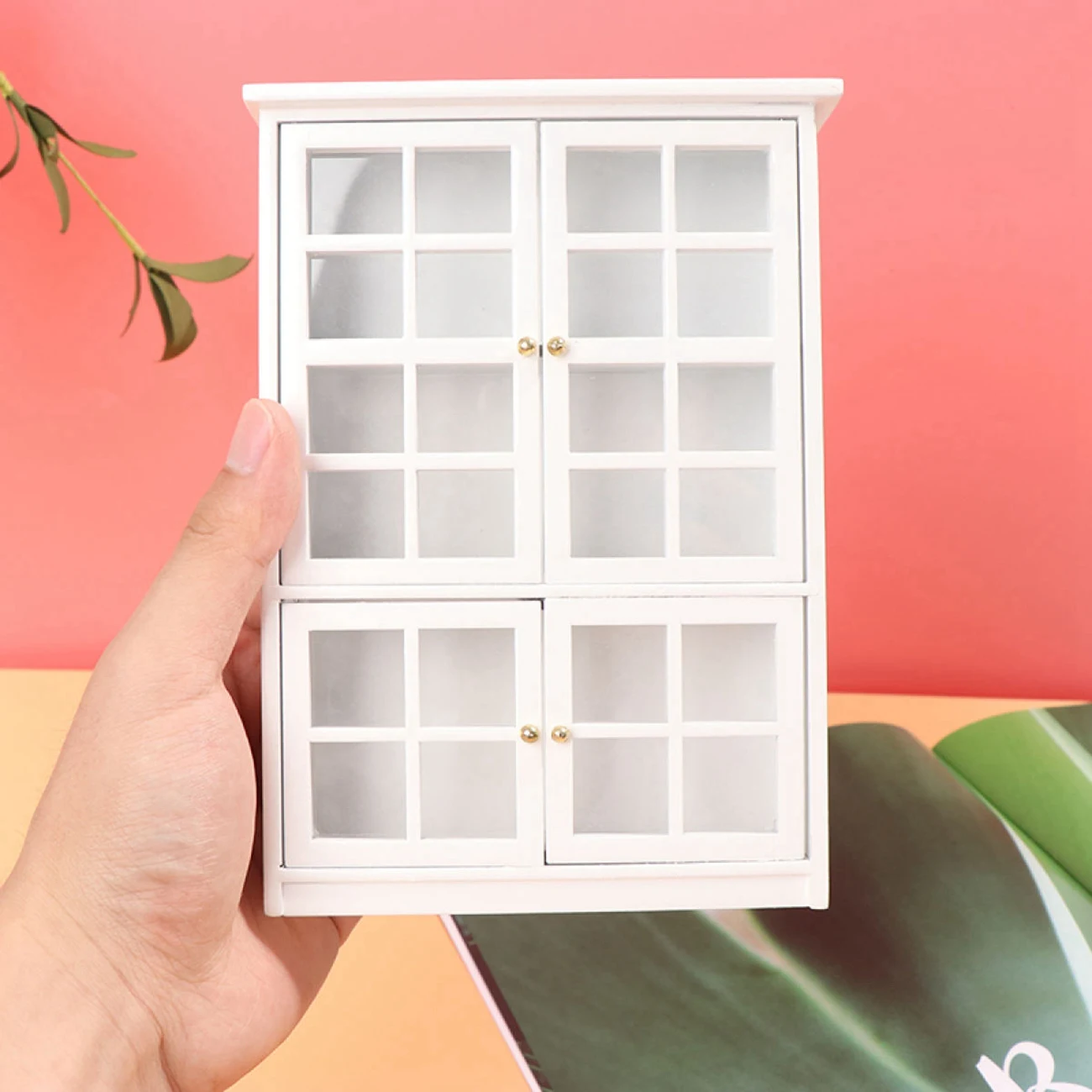 

1/12 Scale Mini 3 Layers Bookshelf Cupboard Cabinet Model Doll House Kitchen Decor Miniature Furniture Home Decorative Ornaments